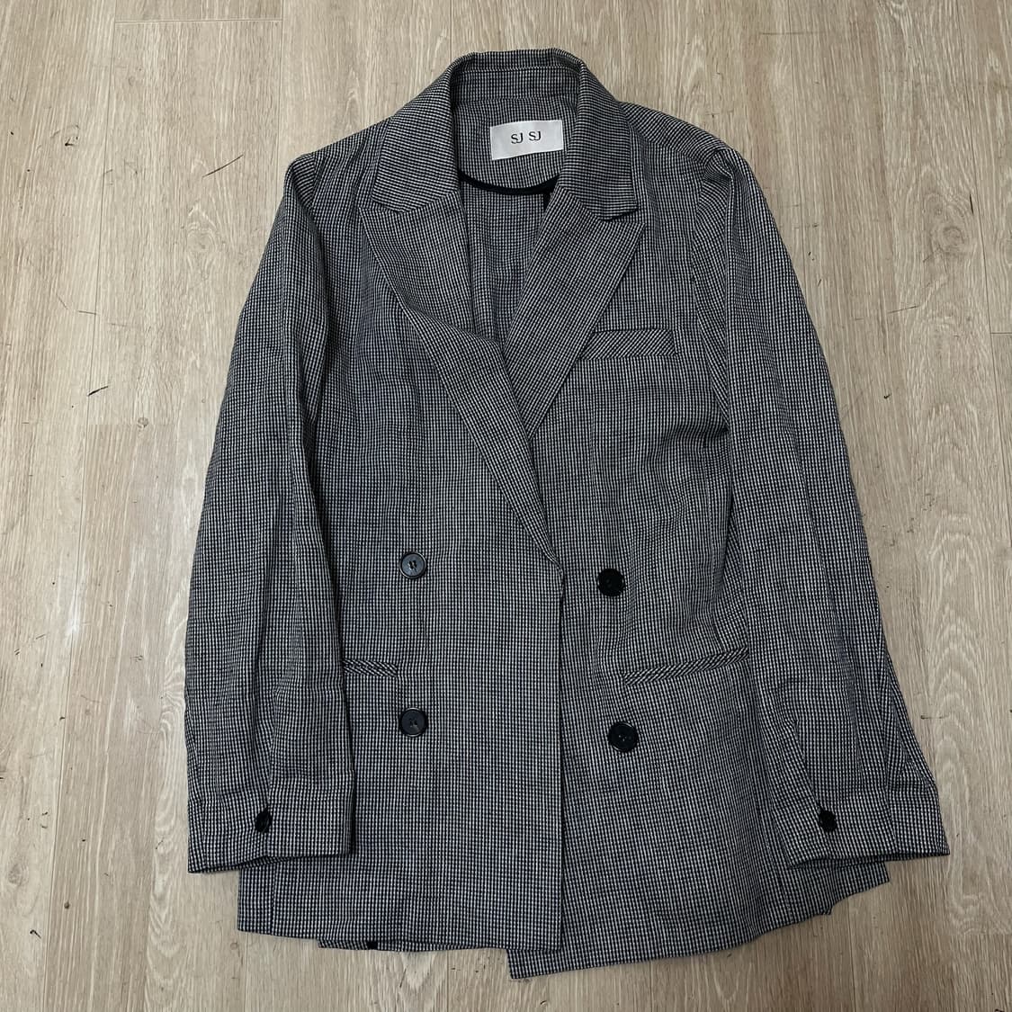 한섬 SJSJ 여성 더블 린넨자켓 55-66  상품이미지1