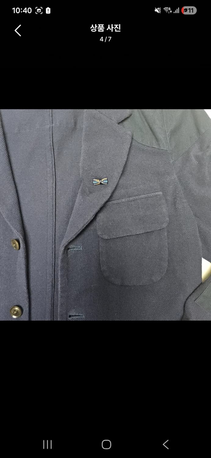 (무료배송) 나이젤카본 네이비 호스피탈 자켓(말로리디테일) / 50사이즈 상품이미지6