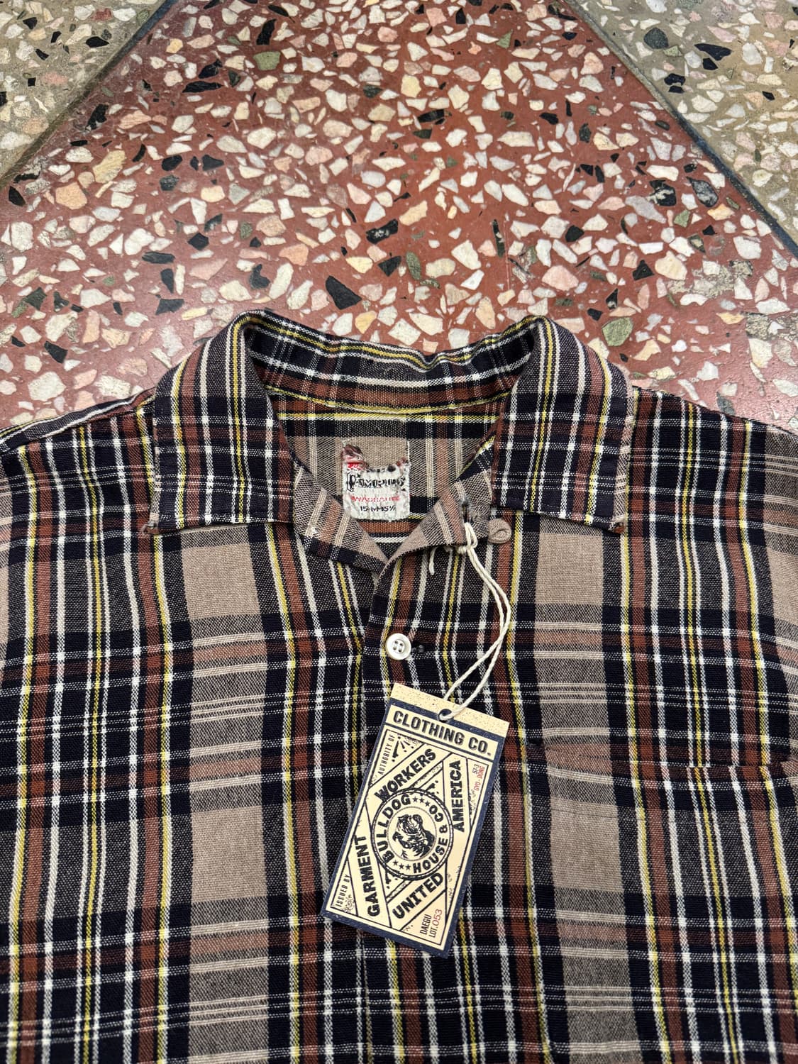 50s Campus 울 오픈 카라 셔츠 (15) 상품이미지4