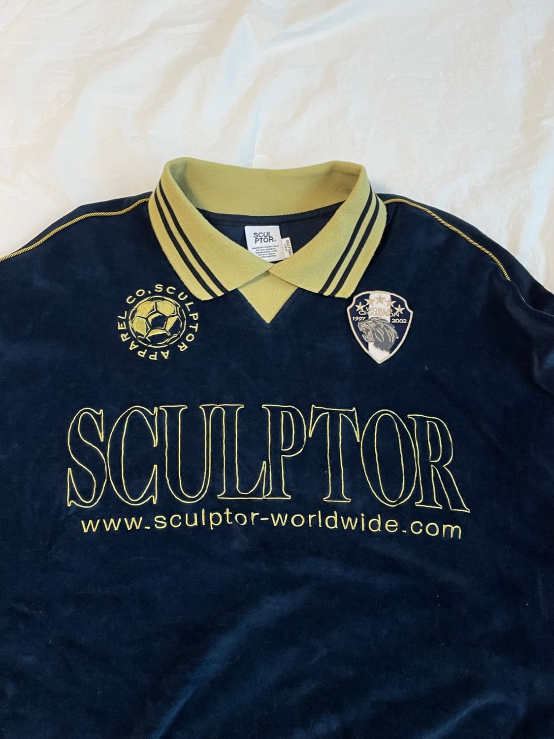 스컬프터 Velour Soccer Jersey 딥네이비 상품이미지3