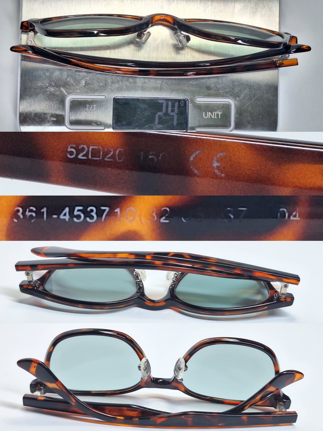 유니클로 호피 스퀘어 선글라스 겸 안경테 361-453710 일본 수입 상품이미지5