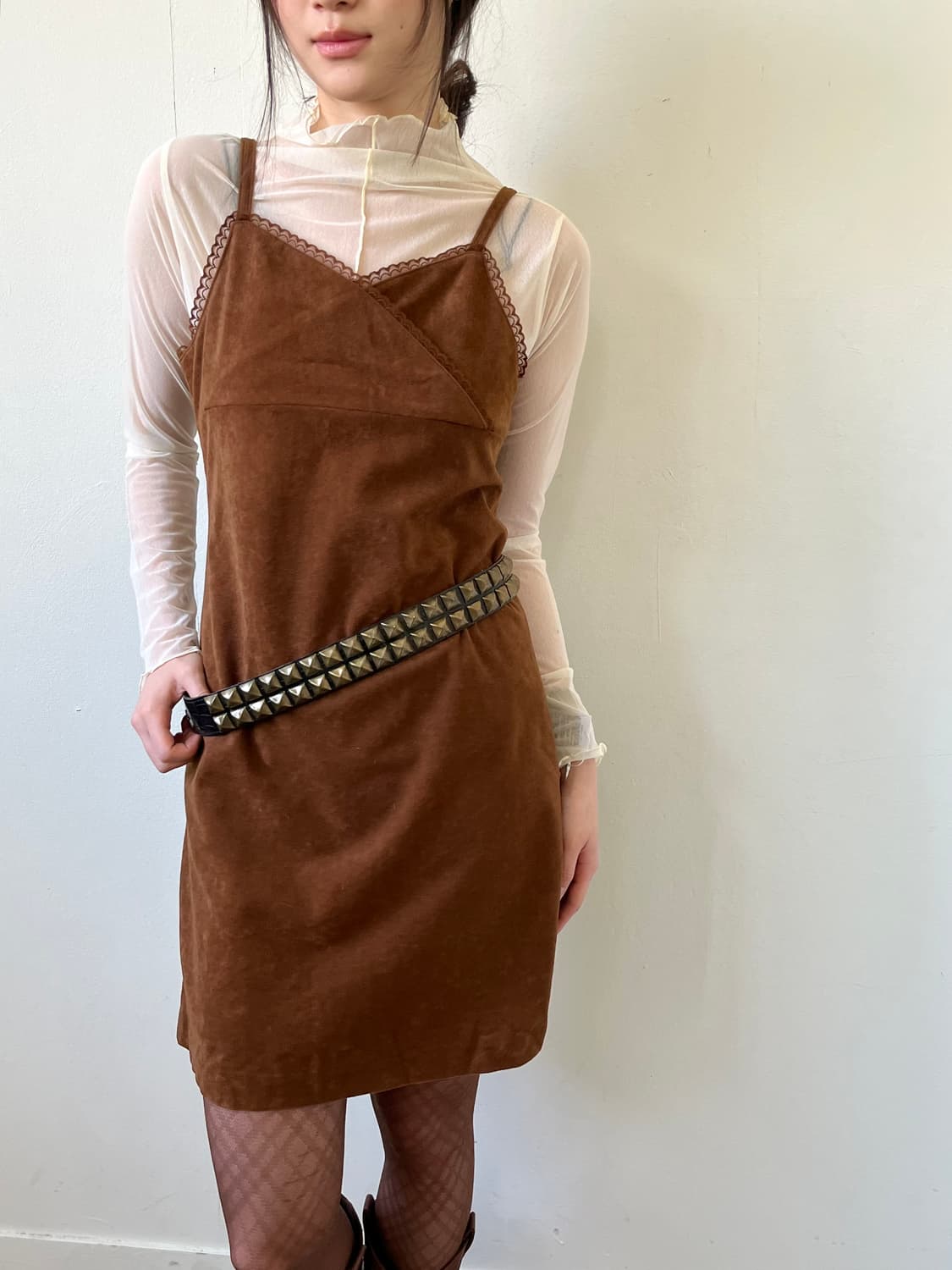 Japan vtg 스터드 벨트 상품이미지5