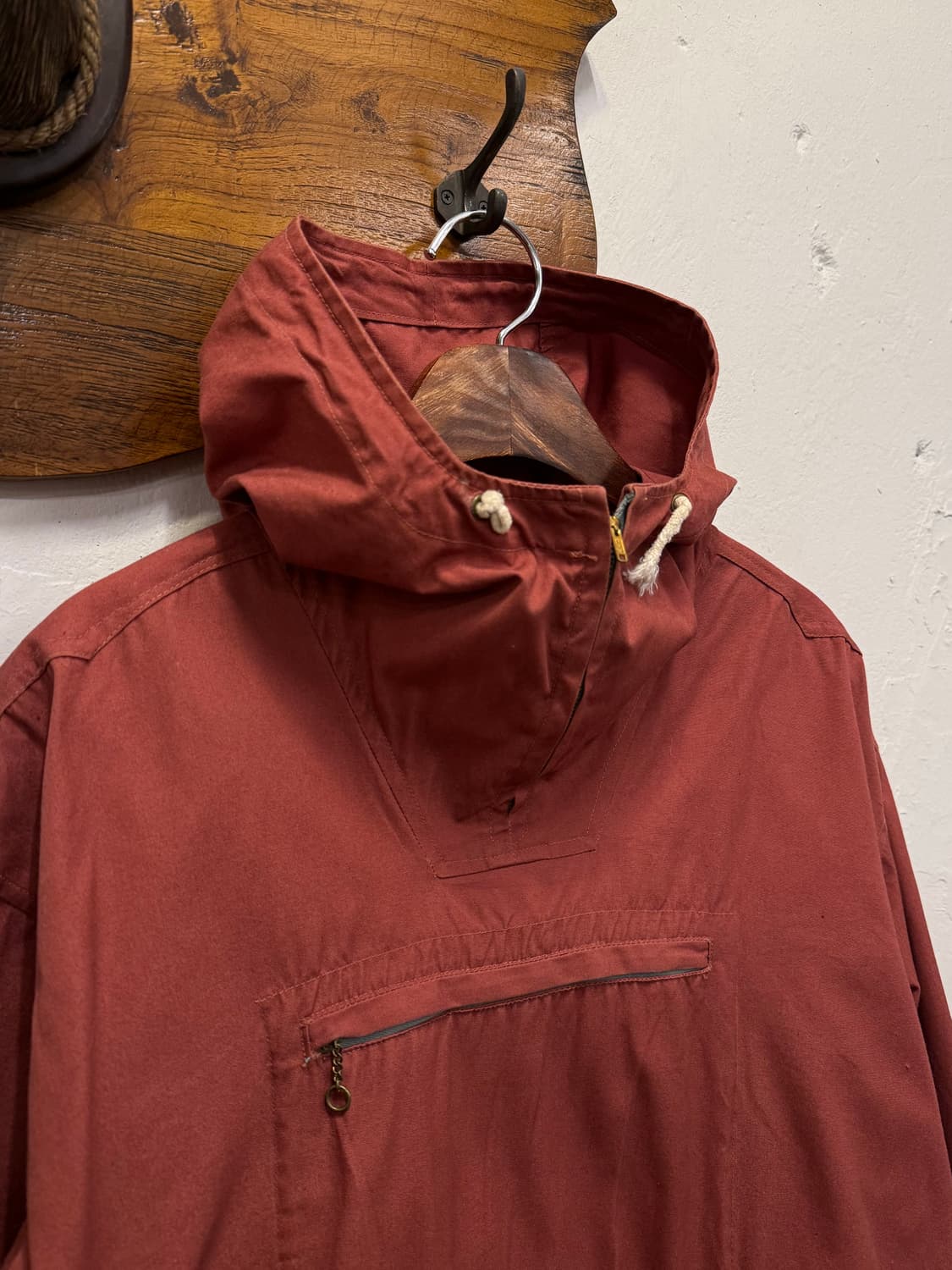 66) Brick Red Hooded Anorak  상품이미지3