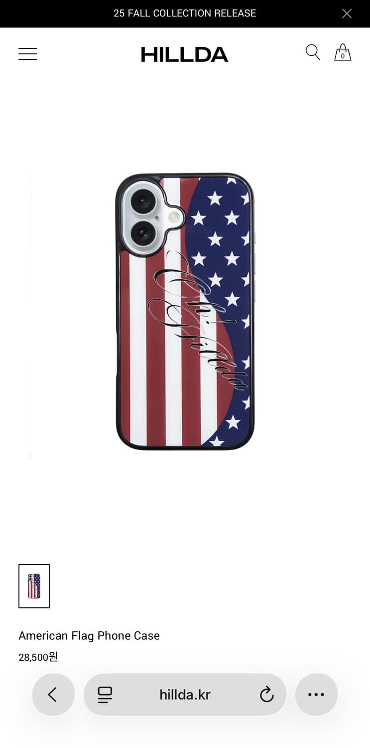 Hillda american flag case 힐다 케이스 16프로 상품이미지1