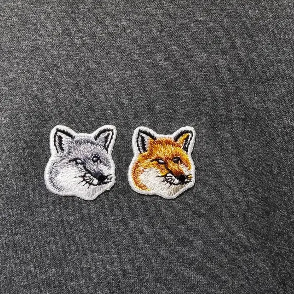 메종키츠네 더블 폭스 맨투맨 차콜 상품이미지8