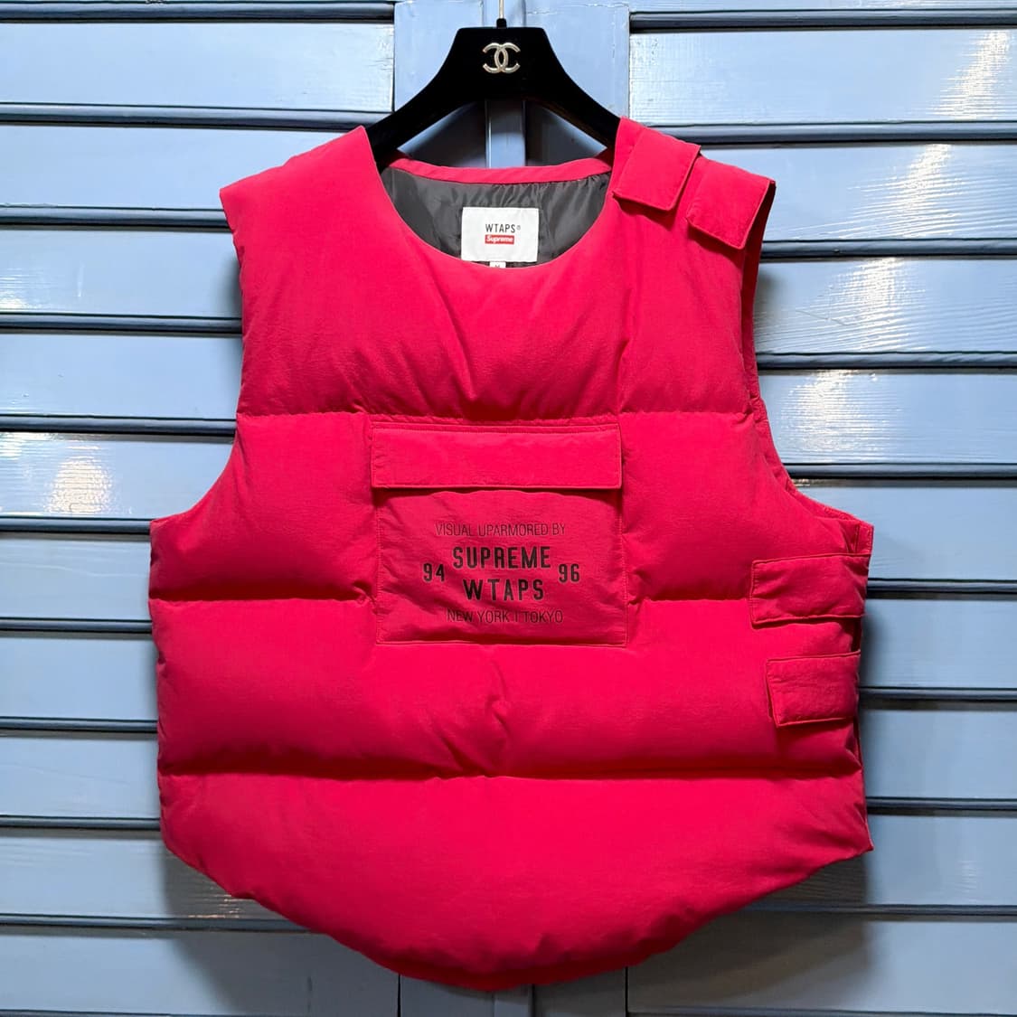 슈프림 X 더블탭스 텍티컬 다운 베스트 상품이미지1