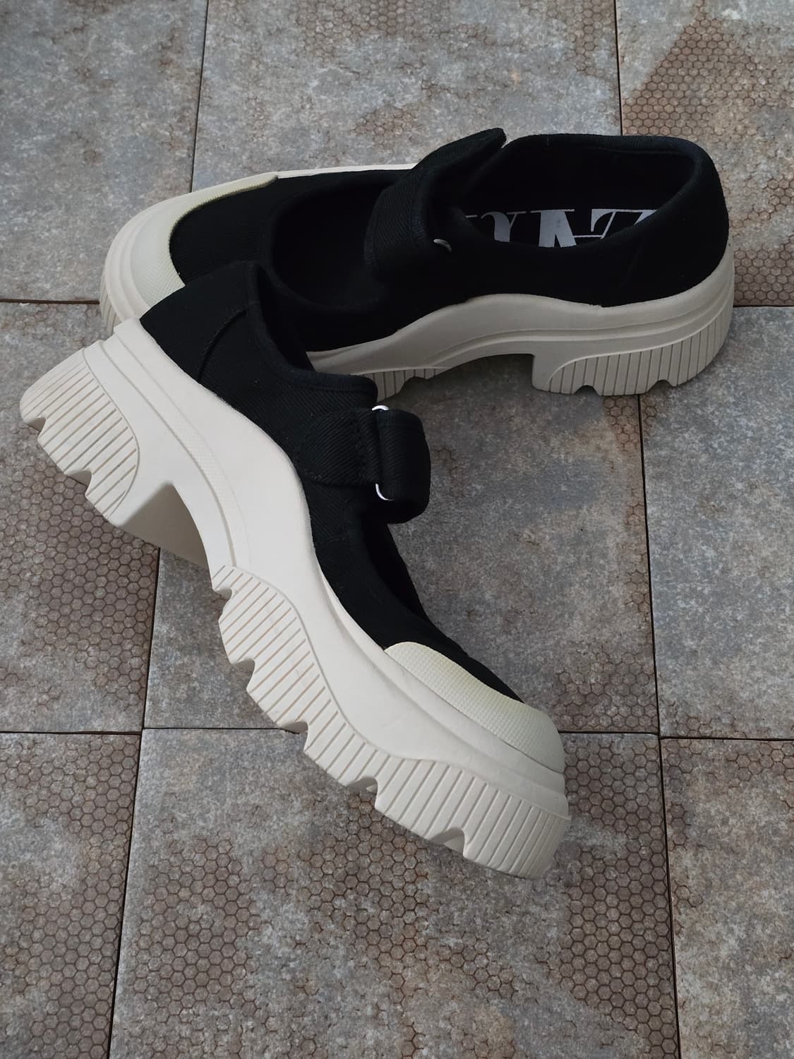 (235)자라 트랙솔 스포티 메리 제인 플랫 슈즈 상품이미지5