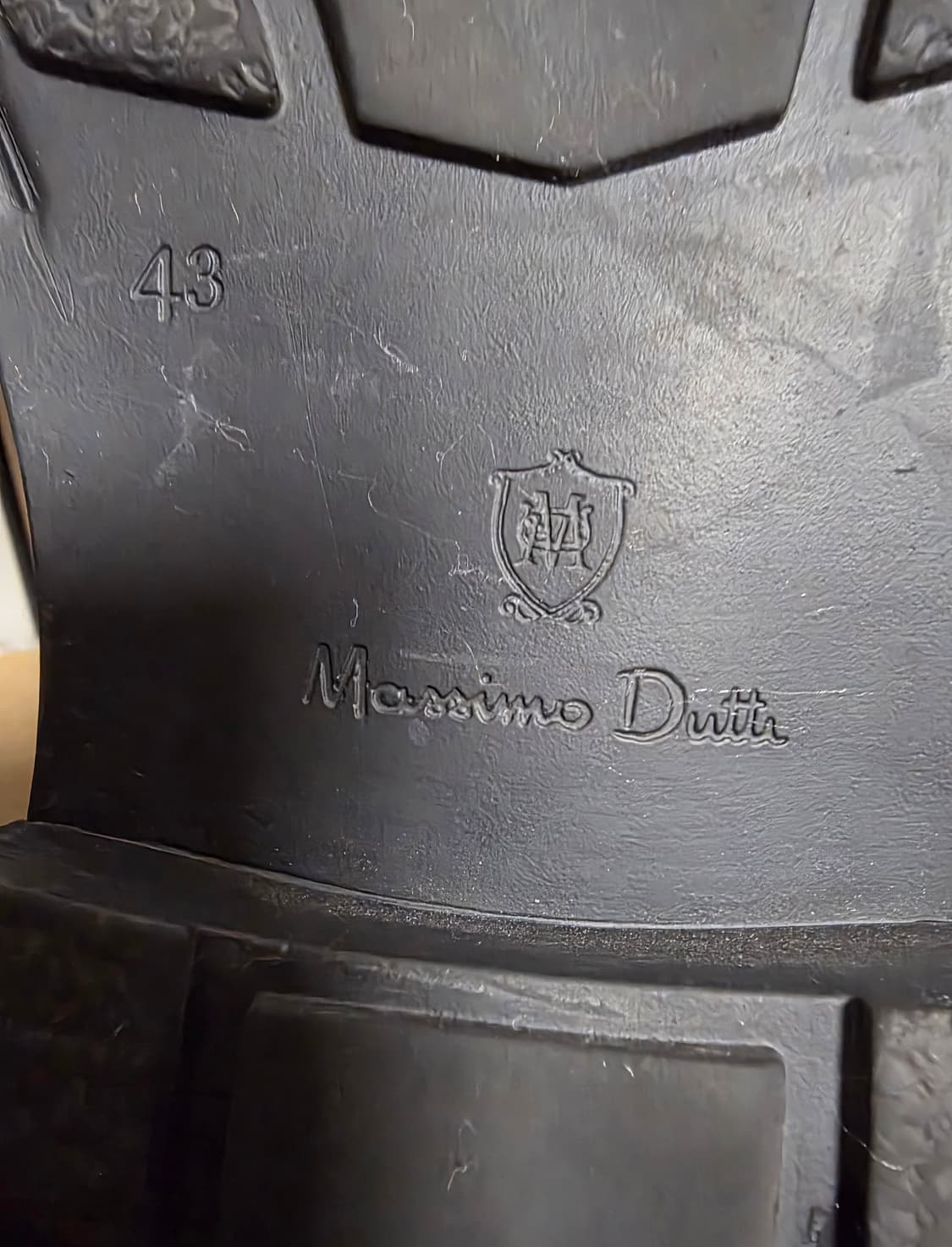 마시모뚜띠 남성 Black 스플릿 스웨이드 사파리 부츠 EU43(275) 상품이미지8