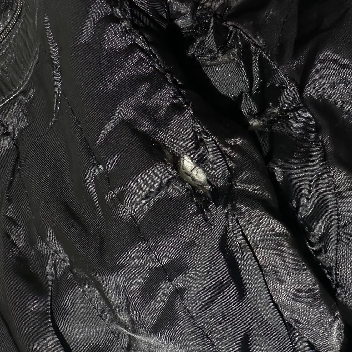 Hi Land 카우스킨 소가죽 레더 바이커 봄버 자켓 상품이미지9