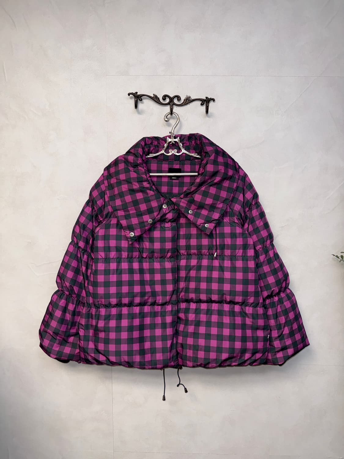 MISS SIXTY black pink check down puffer  상품이미지1