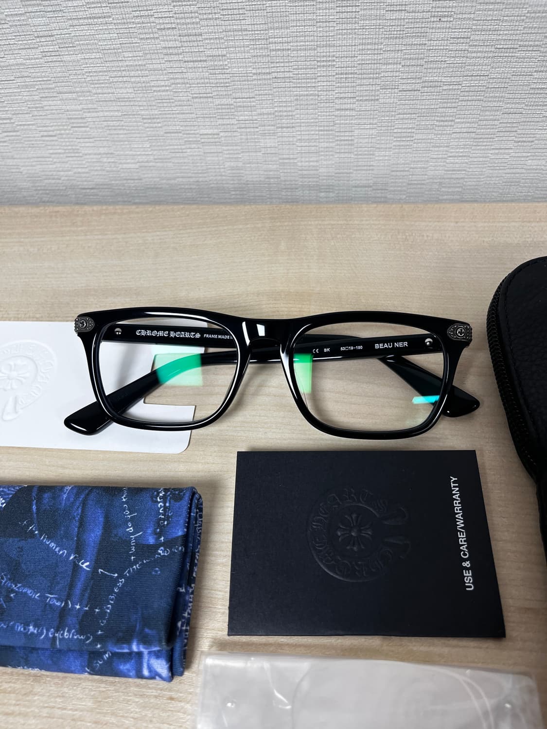 크롬하츠 뷰넬 beau ner 블랙 실버 BK컬러 상품이미지1