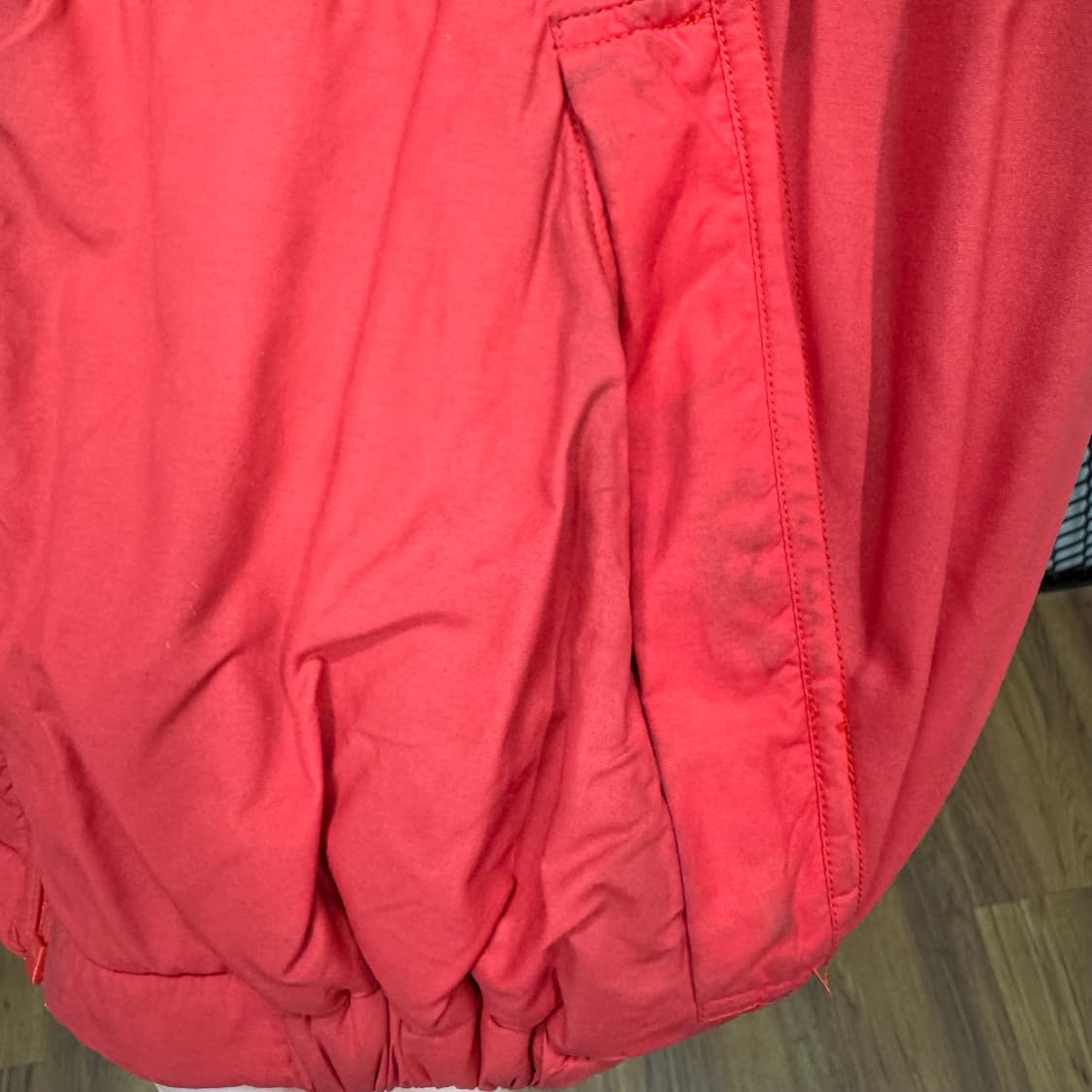 90s 폴로 랄프로렌 스포츠 윈드브레이크 안감 플리스 디테일 레드 상품이미지7