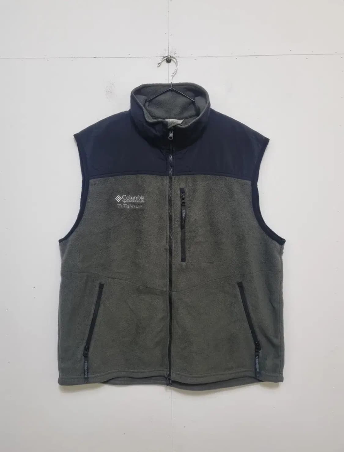 컬럼비아 티타늄 플리스 집업 조끼/남성XL 상품이미지1