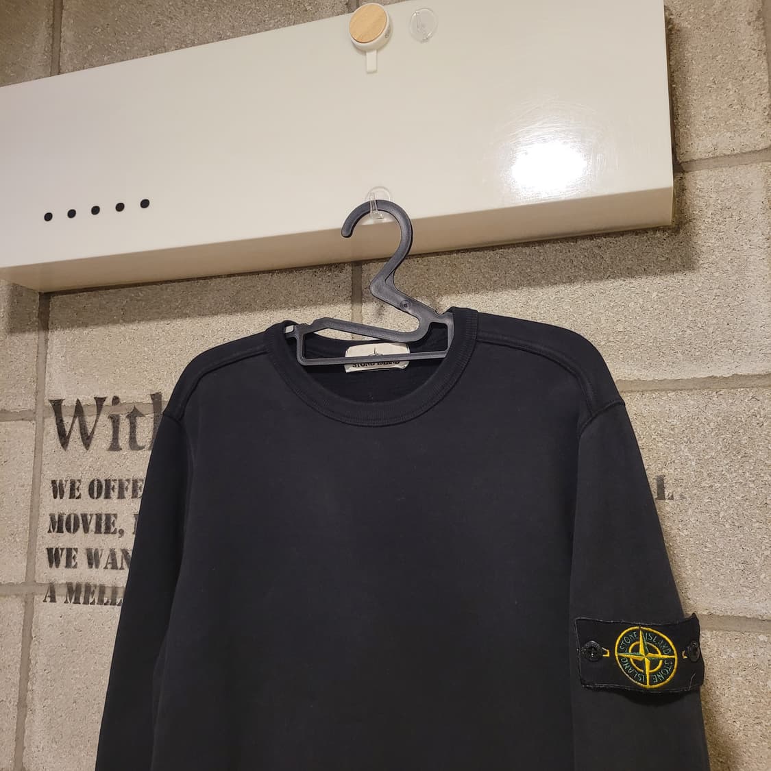 스톤아일랜드 기모 와펜 맨투맨 S 상품이미지3