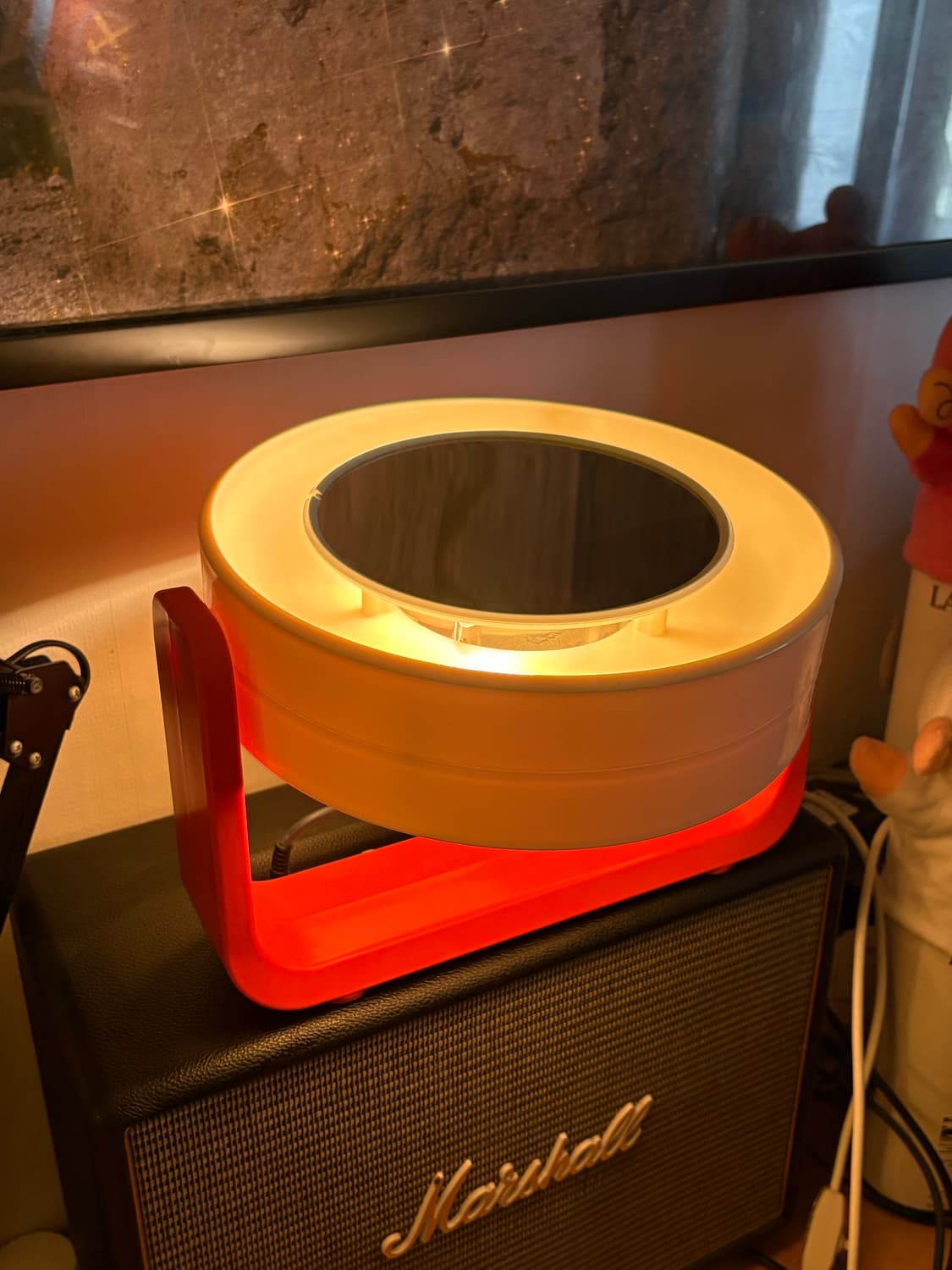 70s 빈티지 Allibert 알리버트 테이블 조명 거울 상품이미지10