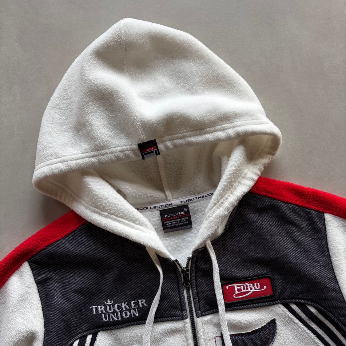 [S]FUBU 후부 y2k 레이싱 플리스 후드집업 상품이미지8