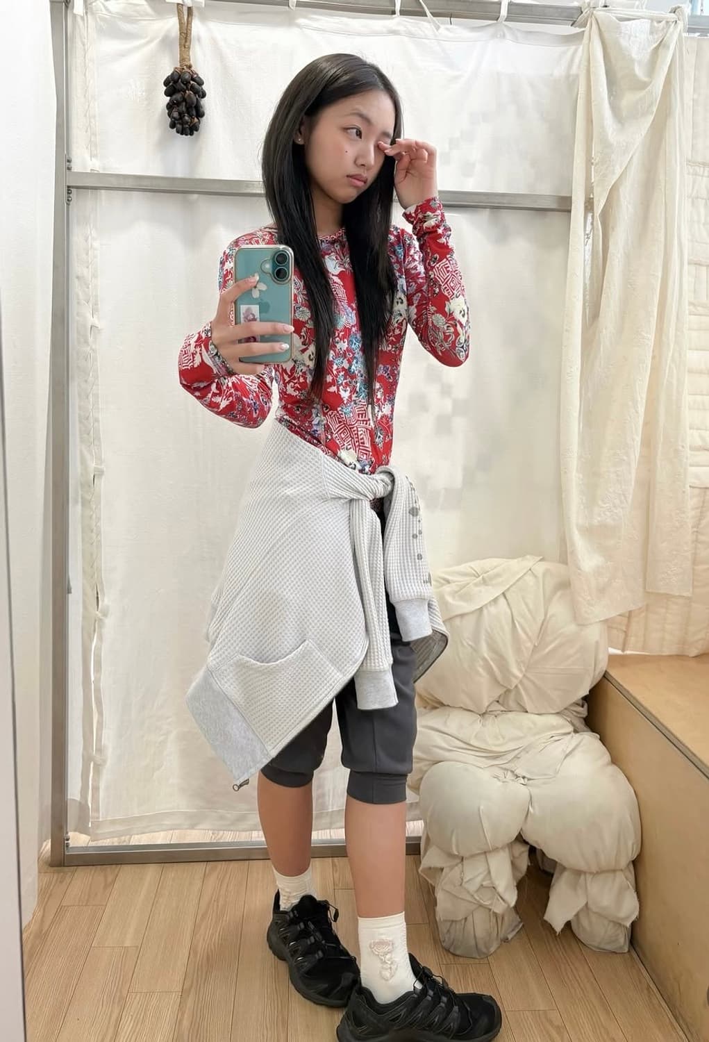 콜로신스 DRY PANSY TOP RED 상품이미지2