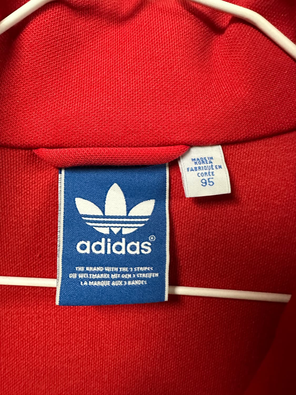 아디다스 트랙탑져지 레드 95 상품이미지4