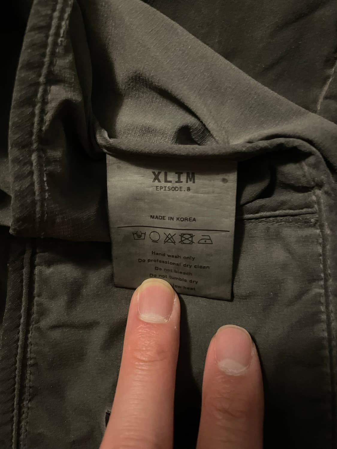 Xlim 엑슬림 ep.8 01 셔츠 블랙 [L] 상품이미지5