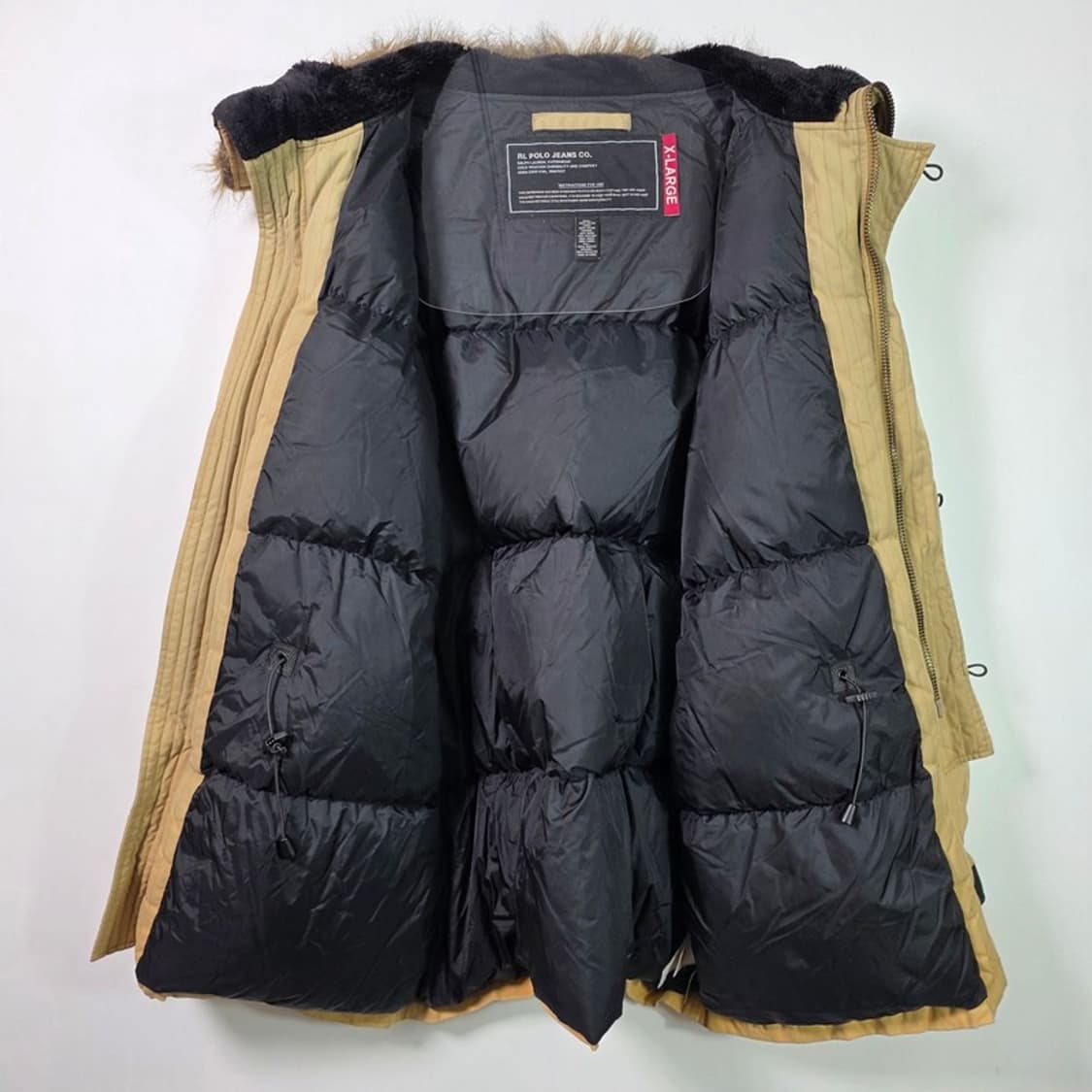 90s 폴로 진스 대장급 구스다운 파카 XL 상품이미지8