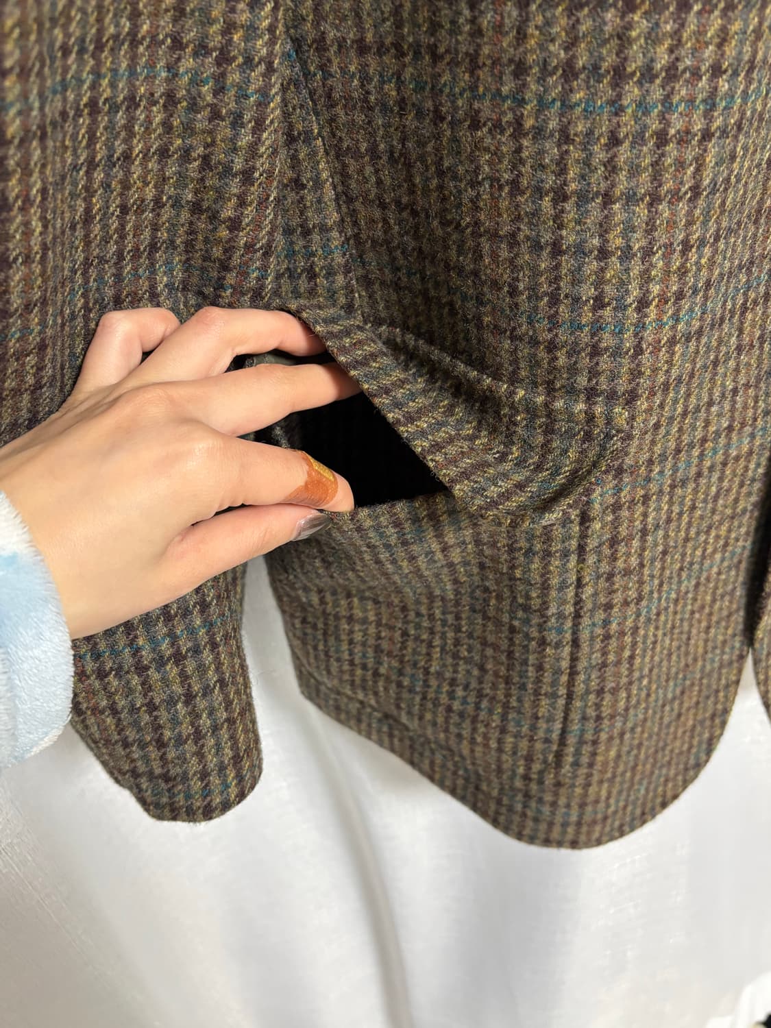 J.Press 제이프레스 헤리스 트위드 울자켓 성수빈티지샵 상품이미지3