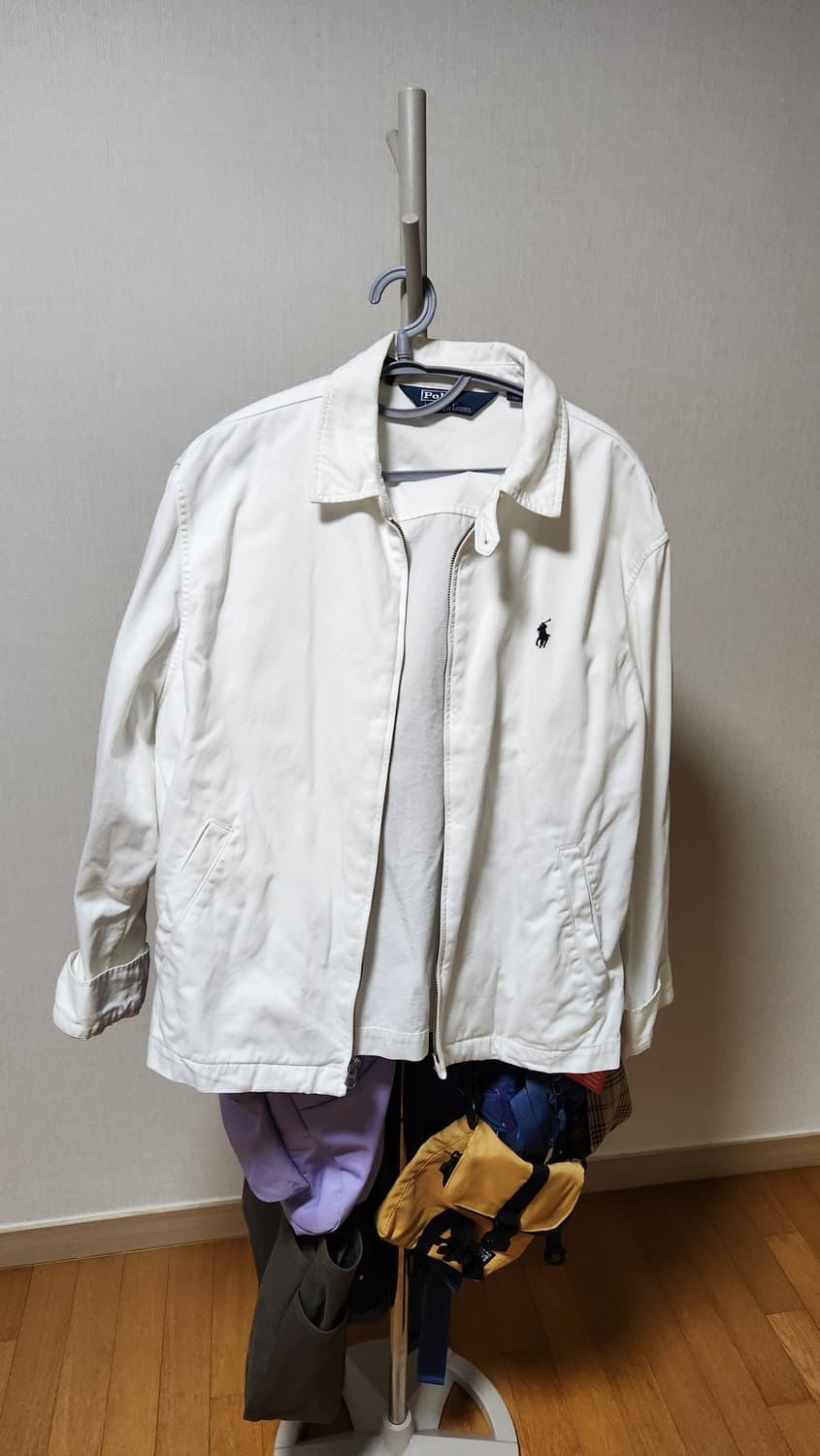 폴로 화이트 스윙 헤링턴 자켓 xl 105 상품이미지1