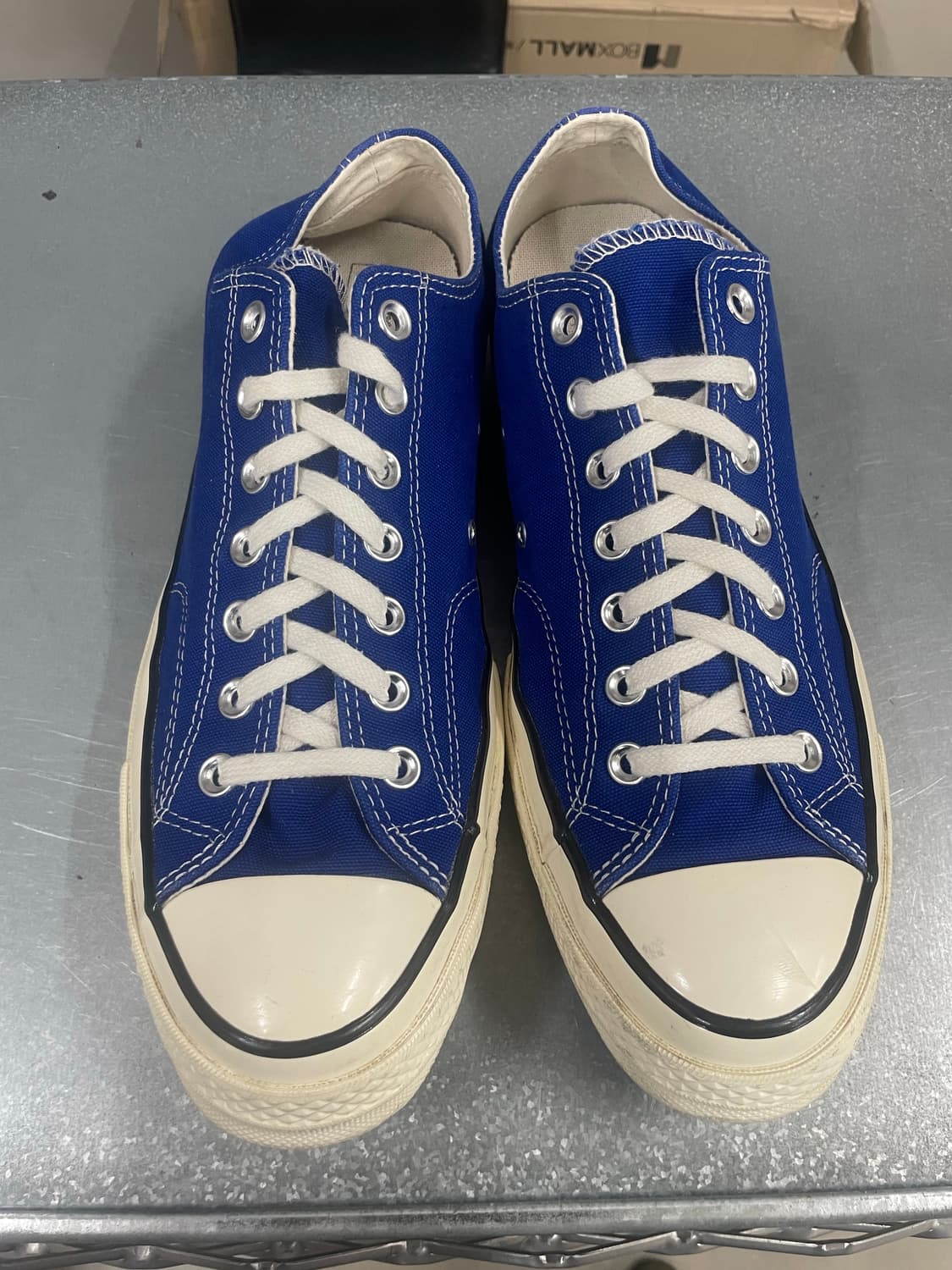 컨버스 척 70 로우 빈티지 캔버스 러쉬 블루 290 상품이미지5