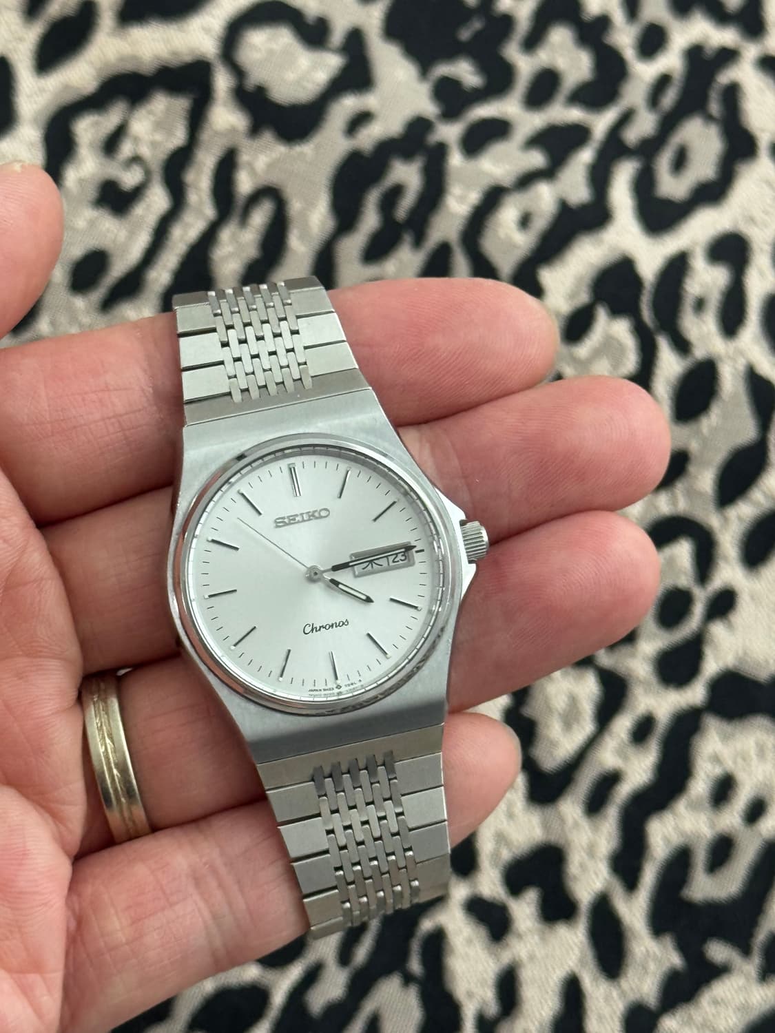 80s 빈티지 세이코 크로노스 쿼츠 상품이미지8