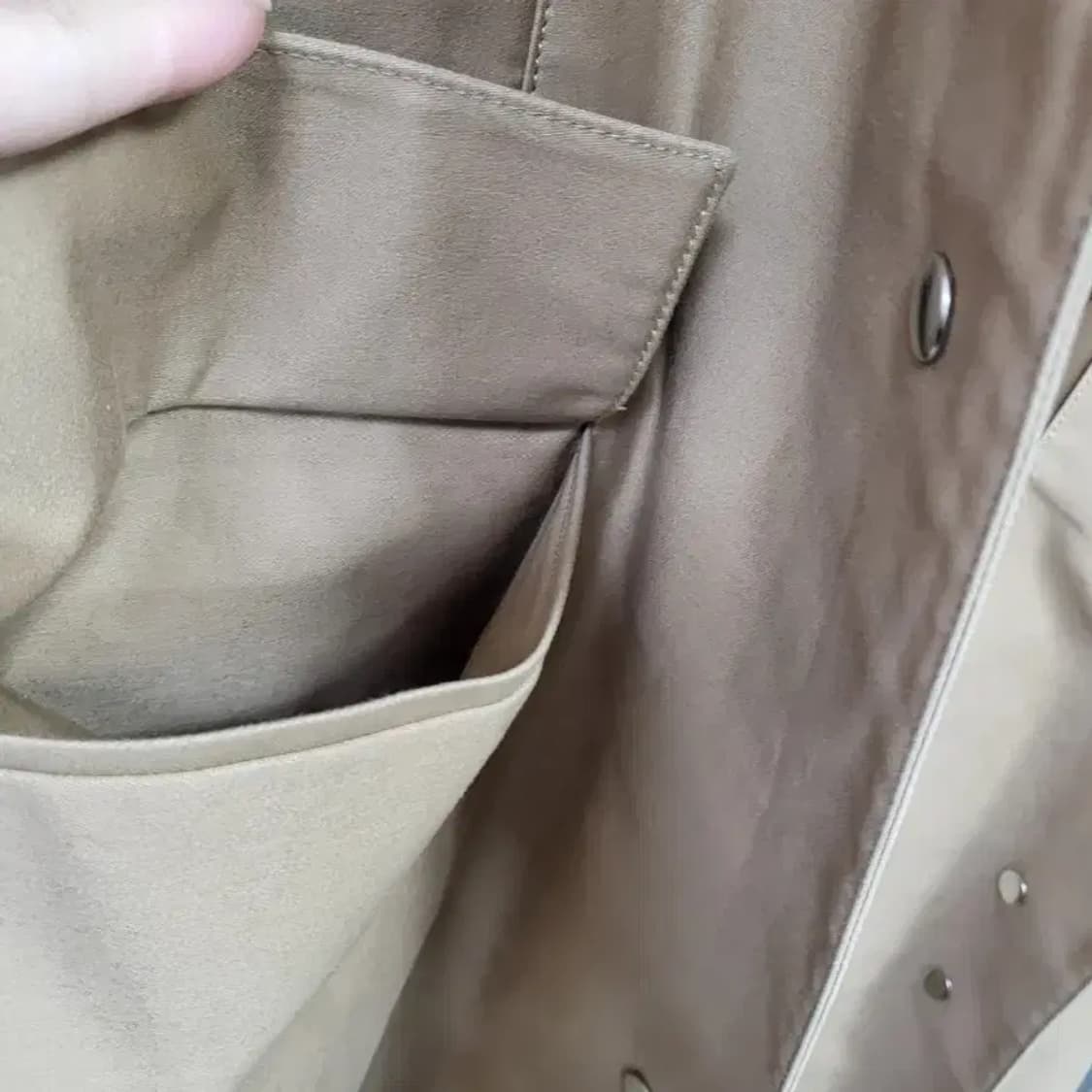 시스템 후드 롱 코트 55 오버핏 상품이미지6