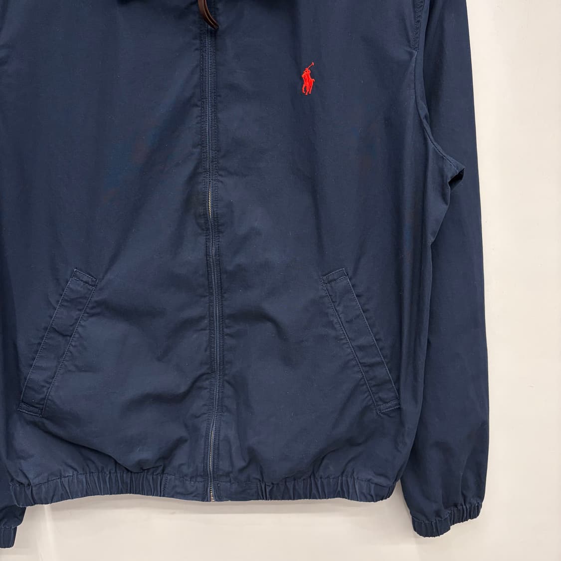 폴로 랄프로렌 네이비 베이포트 포플린 바라쿠타 자켓 M 상품이미지3