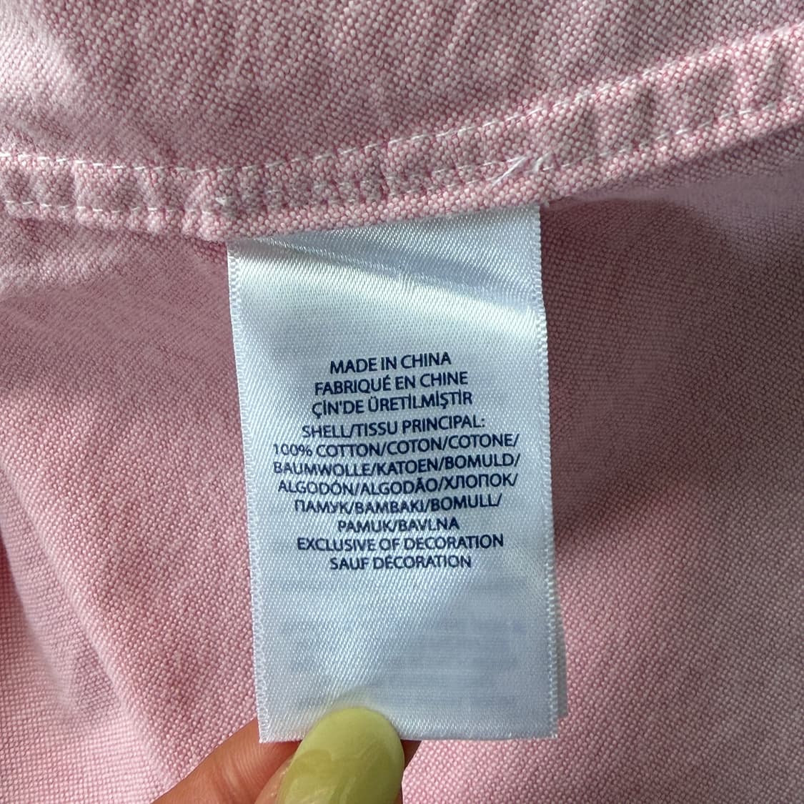 [M] 폴로 랄프로렌 커스텀 크롭 옥스포드셔츠 상품이미지7