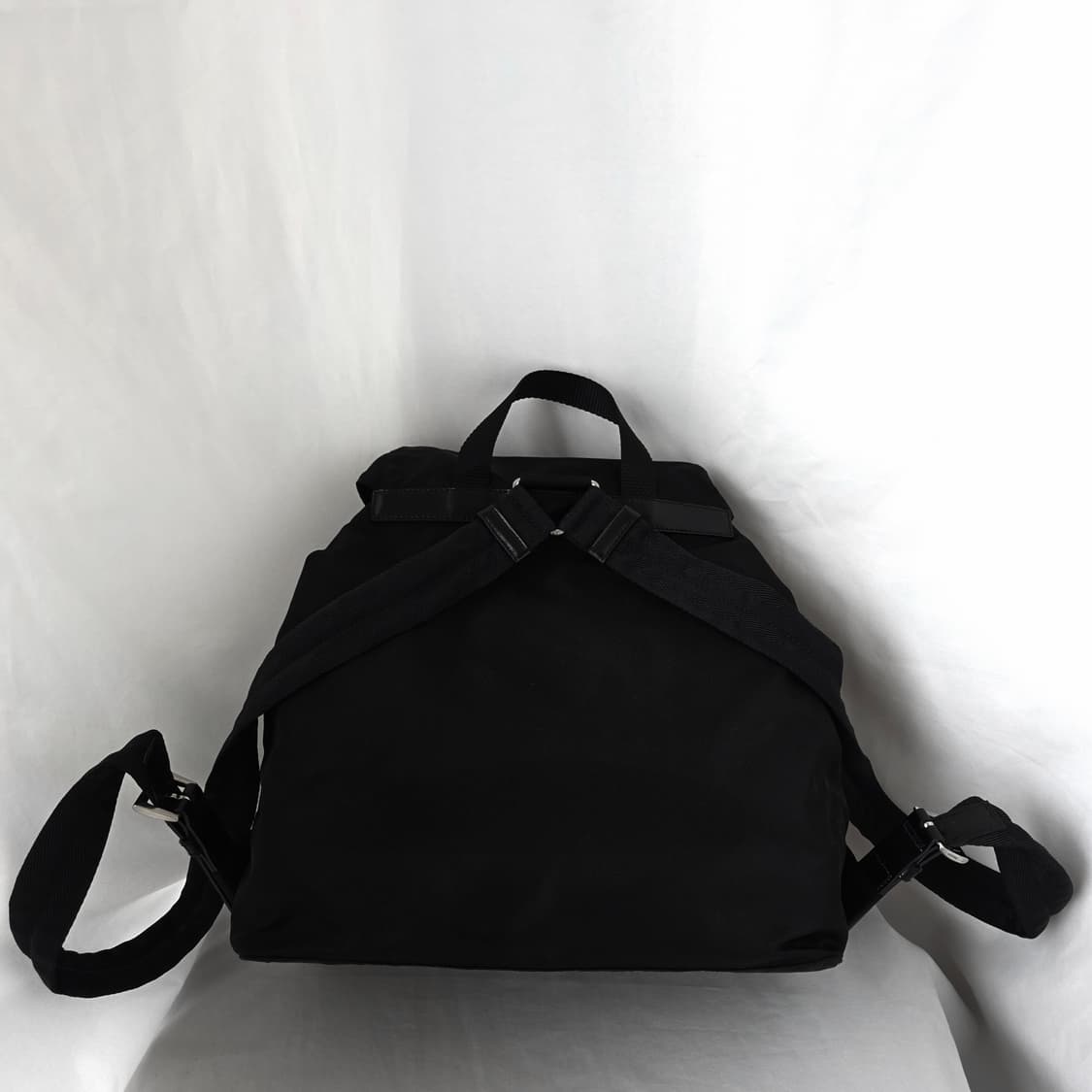 [정품 PRADA] 프라다 투포켓 나일론 빈티지백팩 상품이미지3