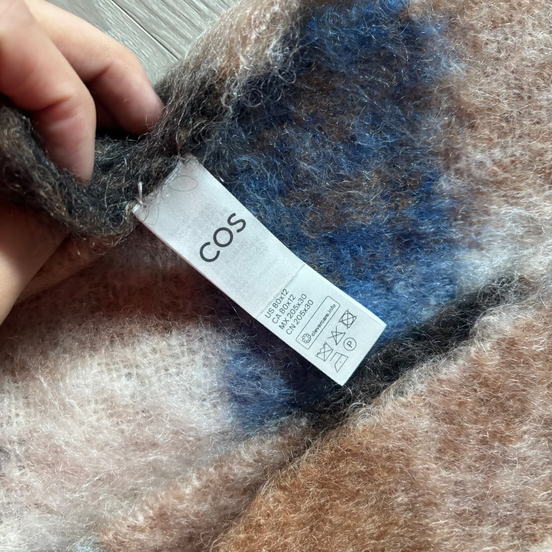 코스 오버사이즈 모헤어 머플러 상품이미지4