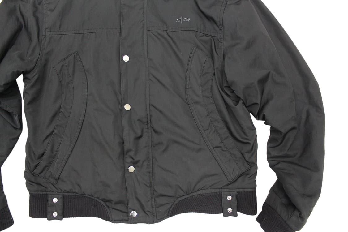 1990s Armani Jeans 아르마니 진스 크롭 봄버 자켓 상품이미지3
