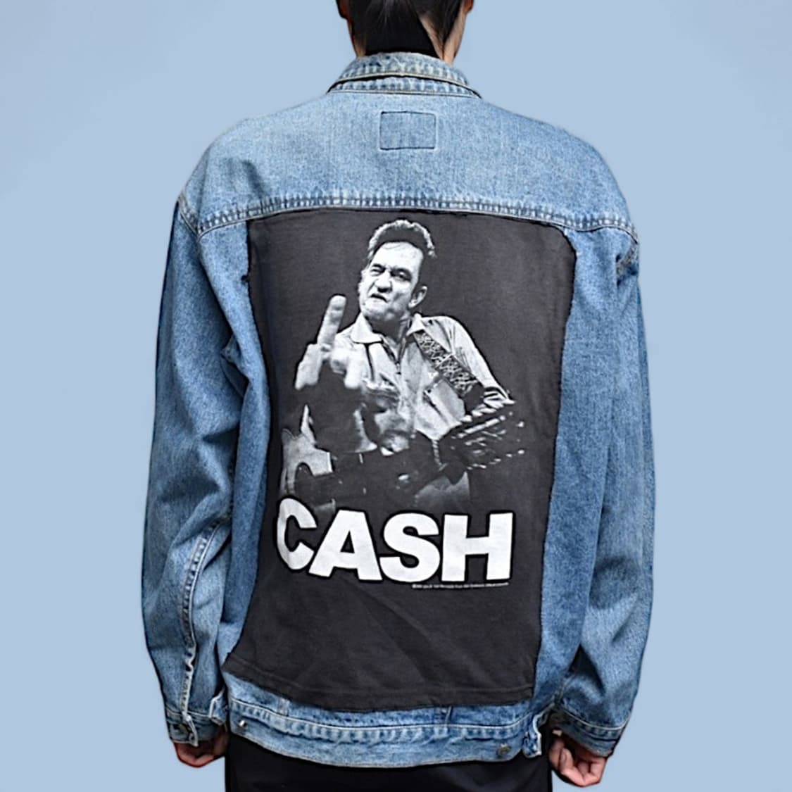 90S gap 갭 빅사이즈 락밴드 티셔츠 레전드 데님 청자켓 USA 상품이미지6