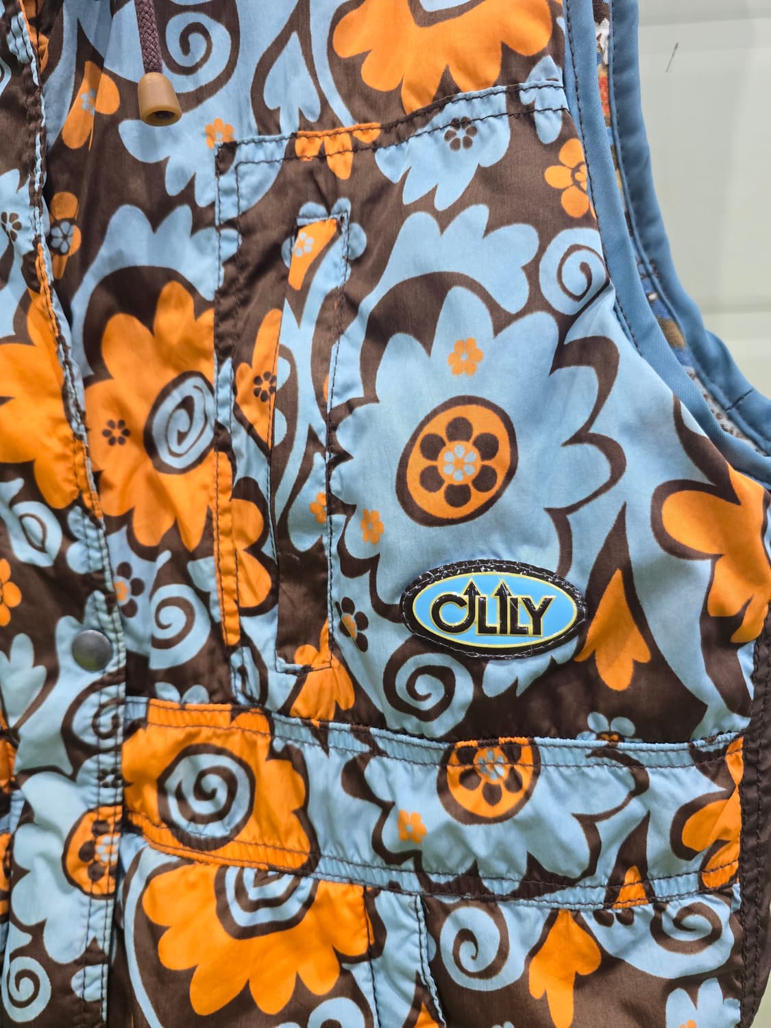 OLLY 플라워 패턴 여성 패딩 조끼 상품이미지2