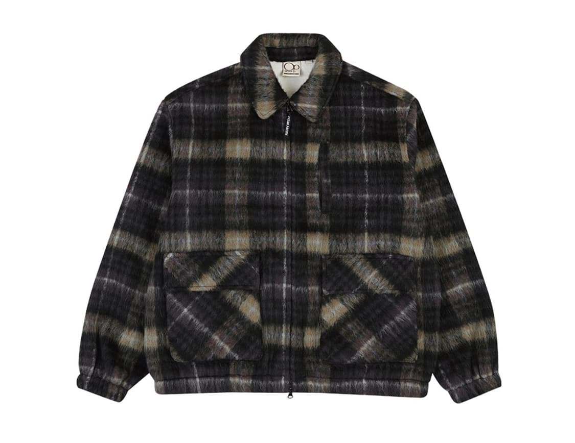 오션퍼시픽 브러시드 체크 자켓 2way  L 상품이미지1