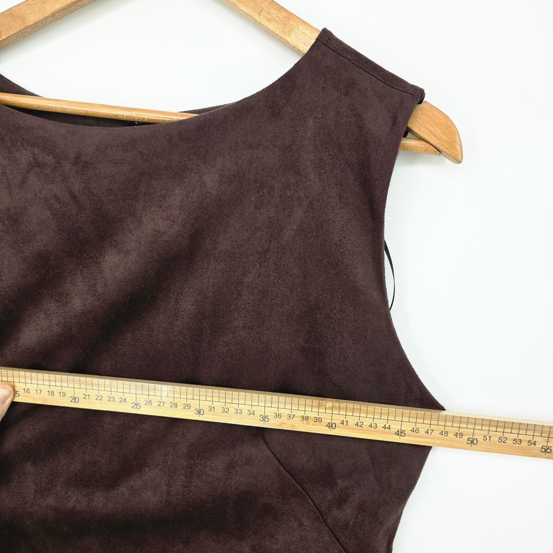 BANANA REPUBLIC 슬리브리스 스웨이드 원피스 상품이미지4