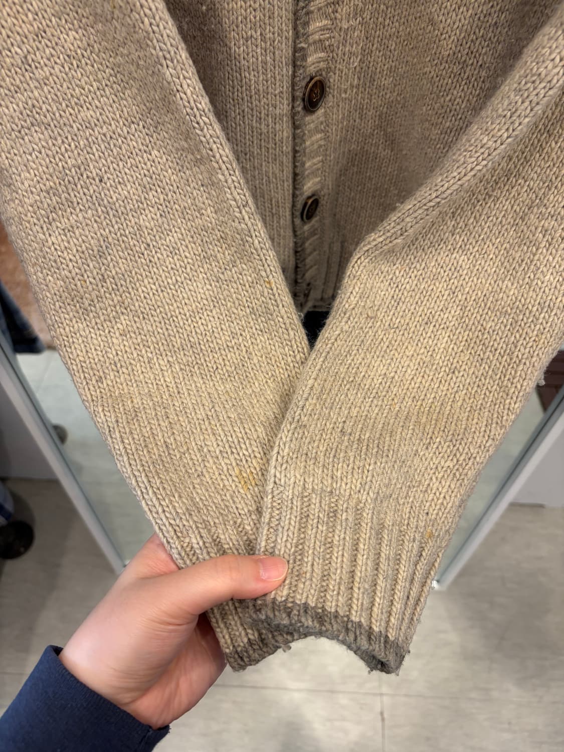 Brooks Brothers 브룩스 브라더스 울 캐시미어 가디건 상품이미지4