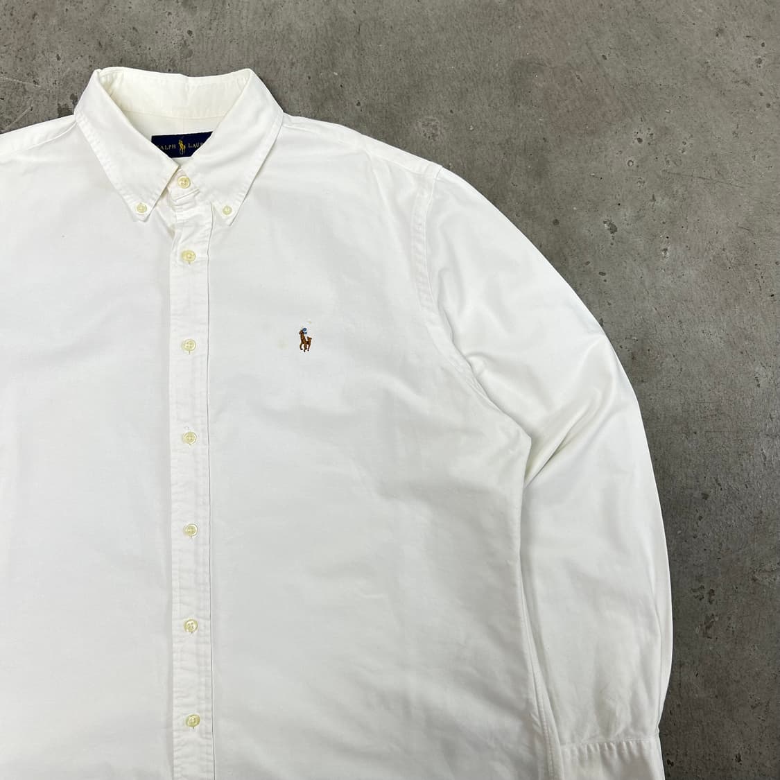 폴로 화이트 셔츠[1593] 상품이미지3