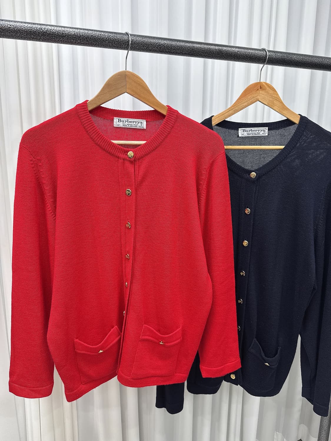 버버리 금장 가디건 상품이미지2