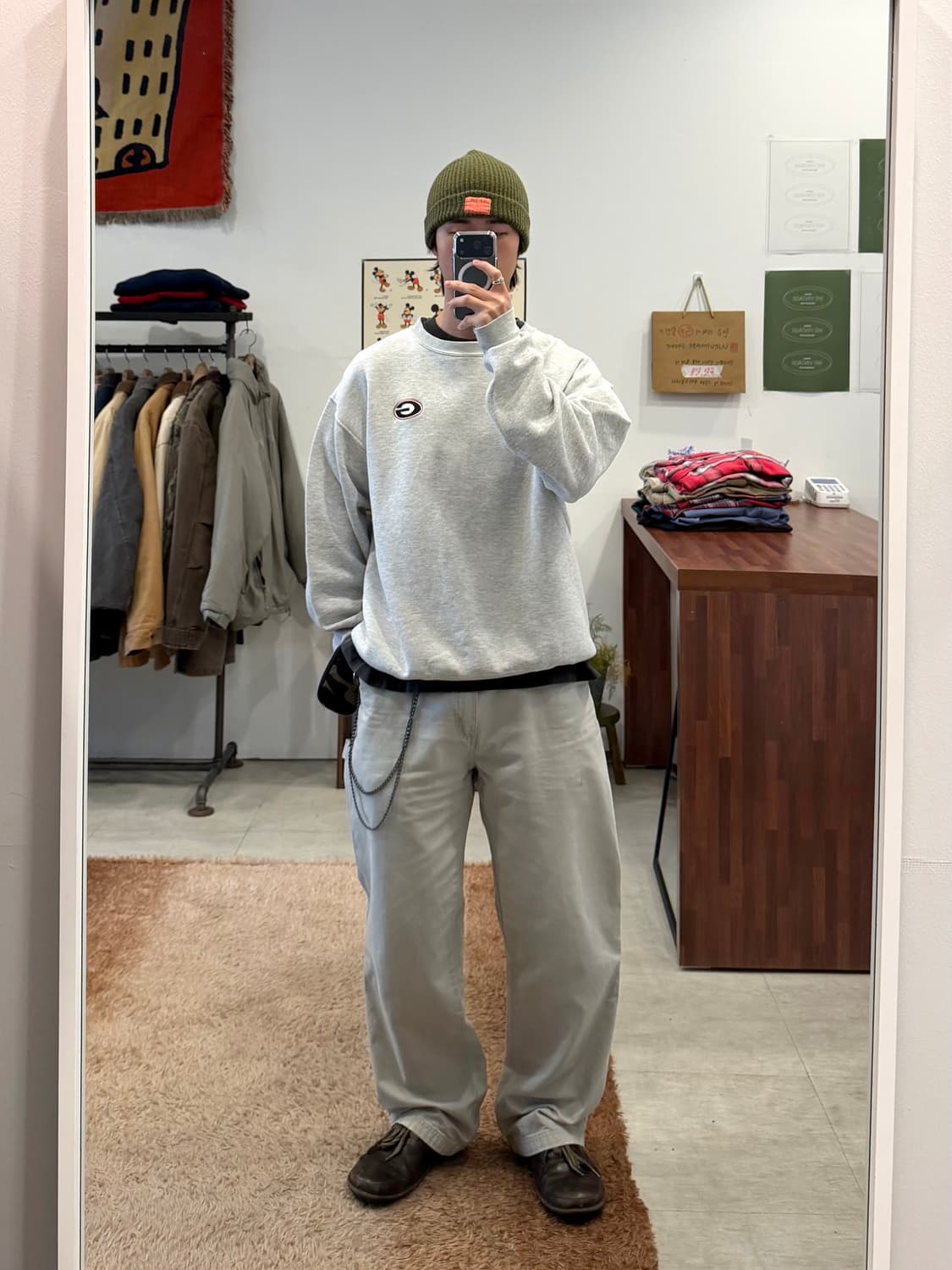 90s Santee 빈티지 NFL 조지아 불독스 스웻셔츠 (USA) 상품이미지2