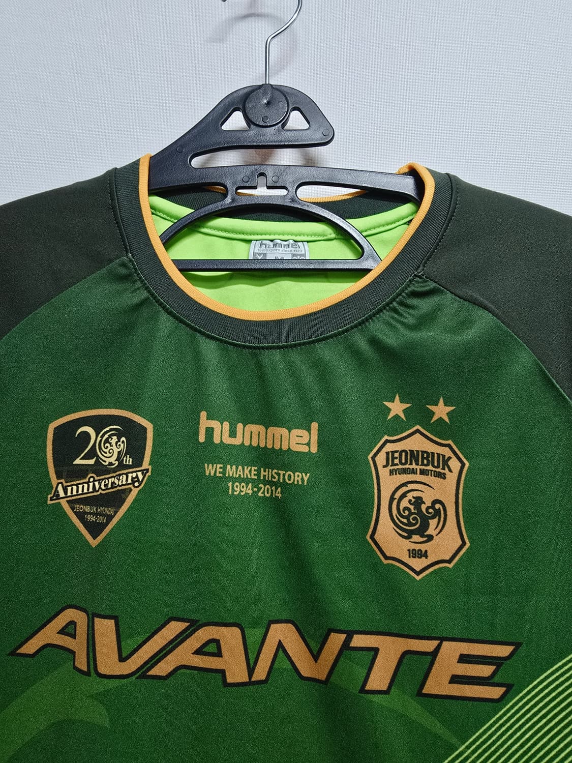 험멜 전북 현대 20주년 어센틱 유니폼 상품이미지2