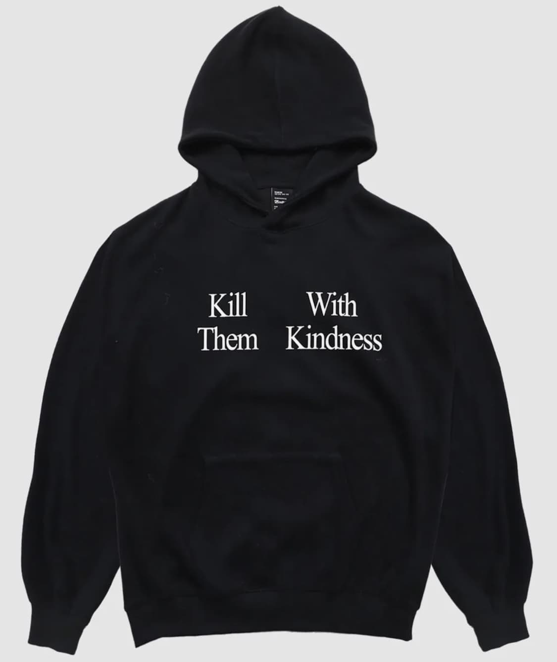 배드블러드 킬뎀 후드 라지핏 - 블랙 L 상품이미지2