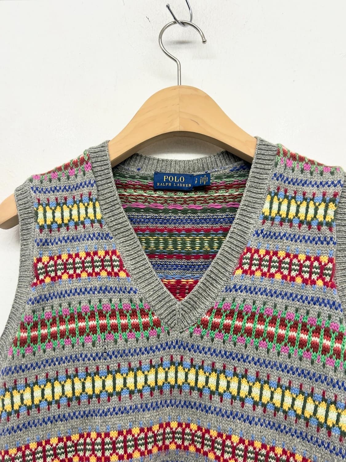 폴로 랄프로렌 페어아일 패턴 니트 베스트 조끼 상품이미지2