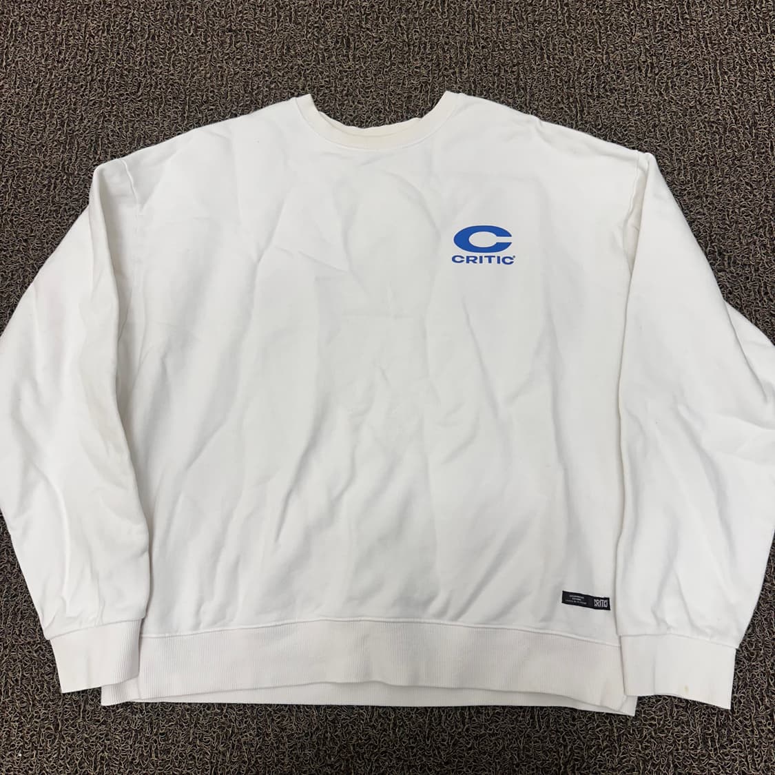CRITIC 크리틱 로고 맨투맨 M 상품이미지1