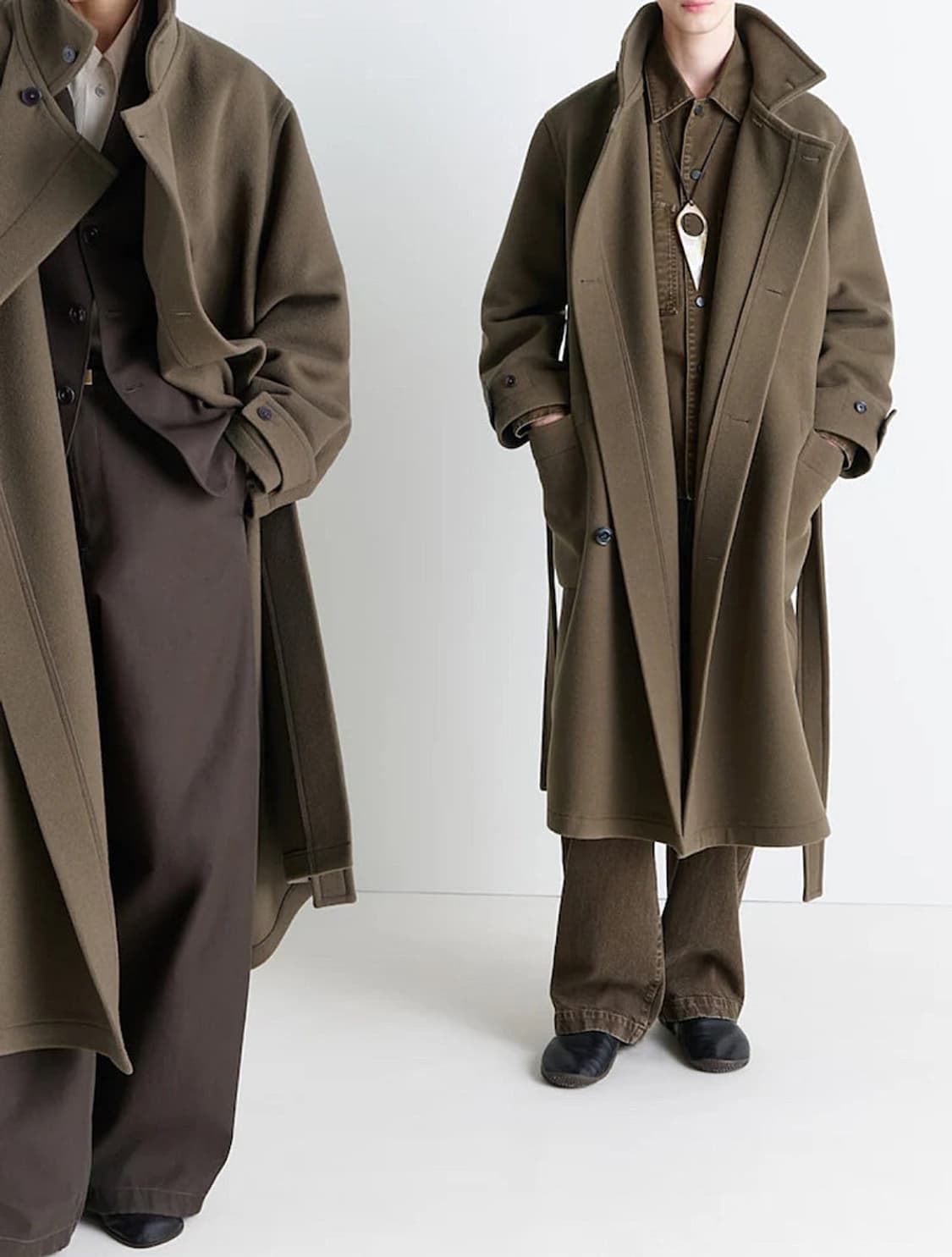 르메르 25FW 랩코트 다크스쿼럴 S 사이즈 판매합니다 상품이미지6