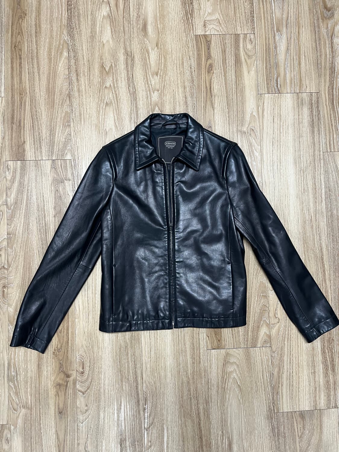 코치 가죽 자켓 상품이미지1