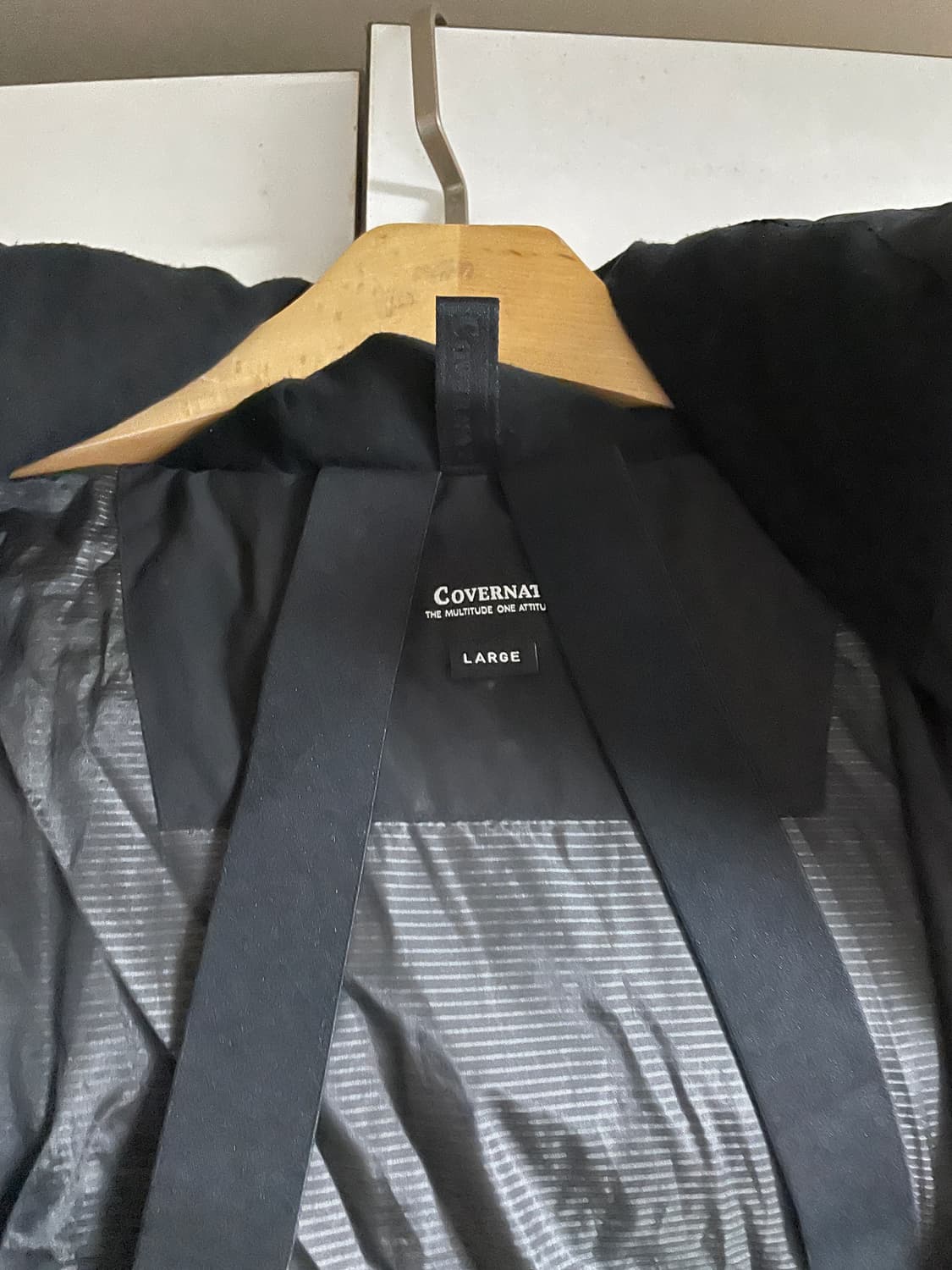 커버낫 덕다운 롱패딩 L 상품이미지7