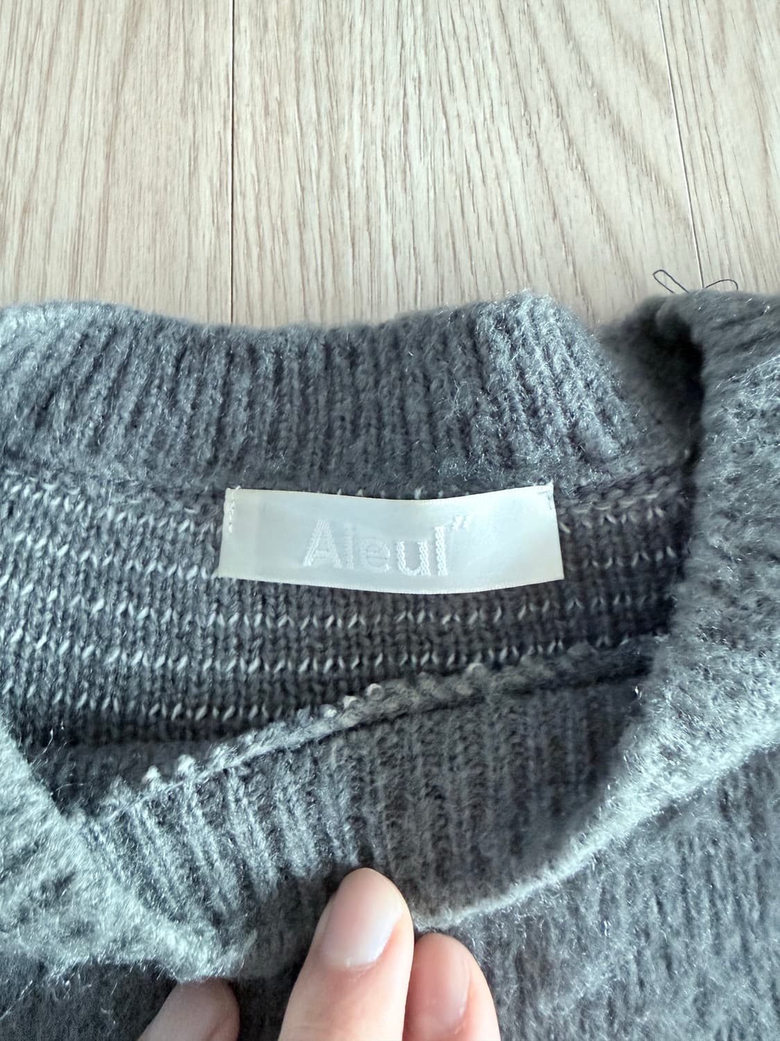 Aieul Frag Knit Grey 48 상품이미지4